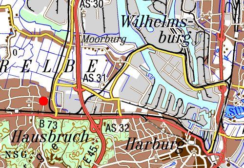 Karte Hamburg-Neuwiedenthal